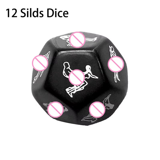 6/5/4/1Pcs Sexy Dice Set Fun Adult Love Posture Couple Game Sex Noctilucent Erotic Lovers Position Foreplay Romantic Party Toys