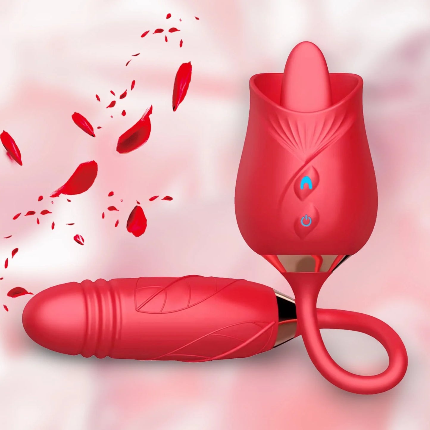 Rose Toy for Woman,Vibrator and Adult Sex Toys with 10 Vibrating Stimulator for Women Couples -