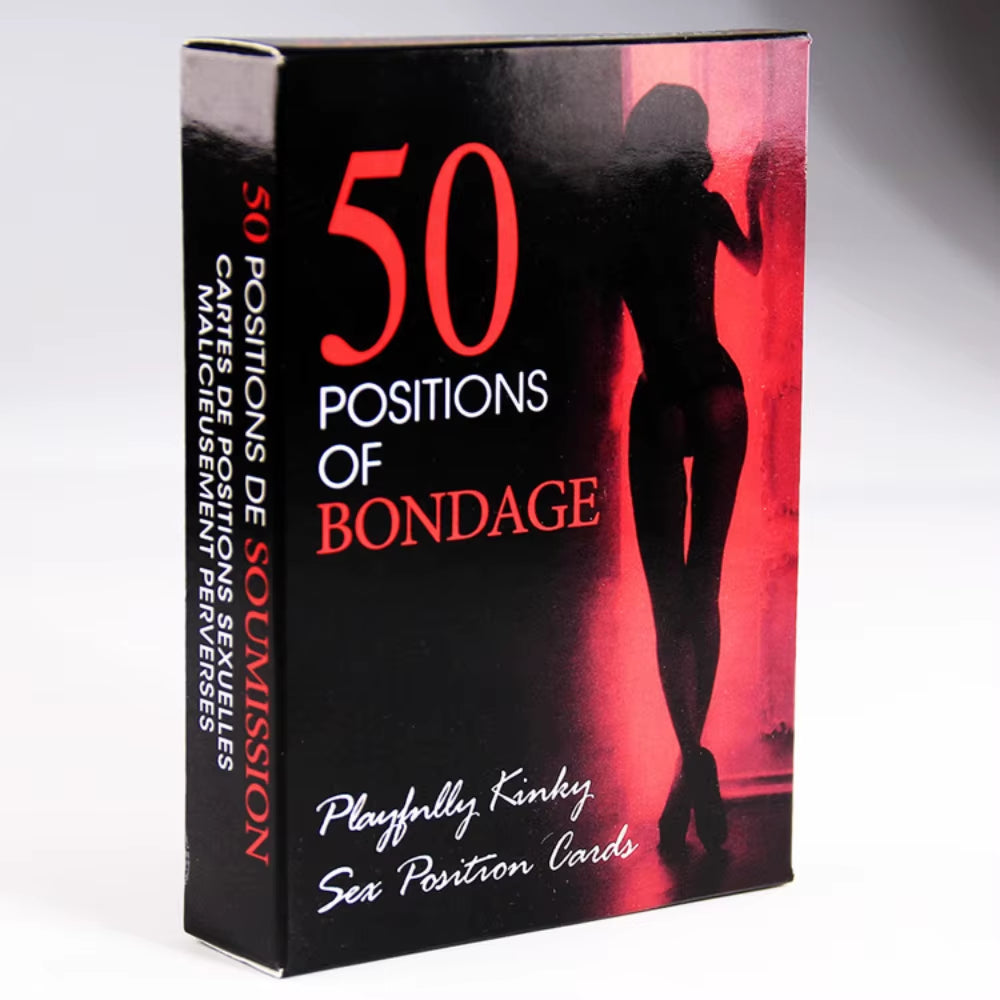 English & Spanish Sexual Position Cards Role Playing Adult Games Bedroom Commands Sex Toys for Couples 18+ Erotic Products