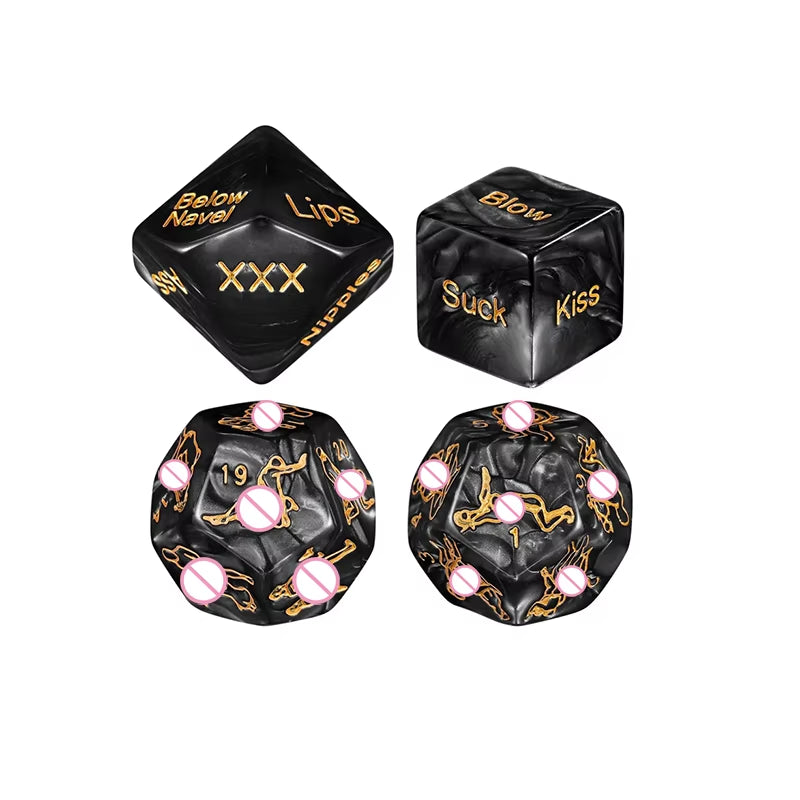 6/5/4/1Pcs Sexy Dice Set Fun Adult Love Posture Couple Game Sex Noctilucent Erotic Lovers Position Foreplay Romantic Party Toys