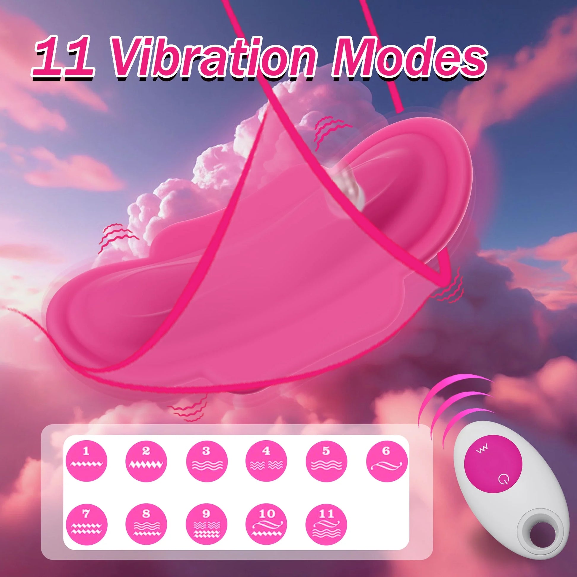 APP Remote Control Vibrator Female Sex Toys Bluetooth Wearable Vibrating Panty Silicone Mini Stimulator Waterproof Adult Toy with 11 Vibrating Modes for Women Couples Pleasure