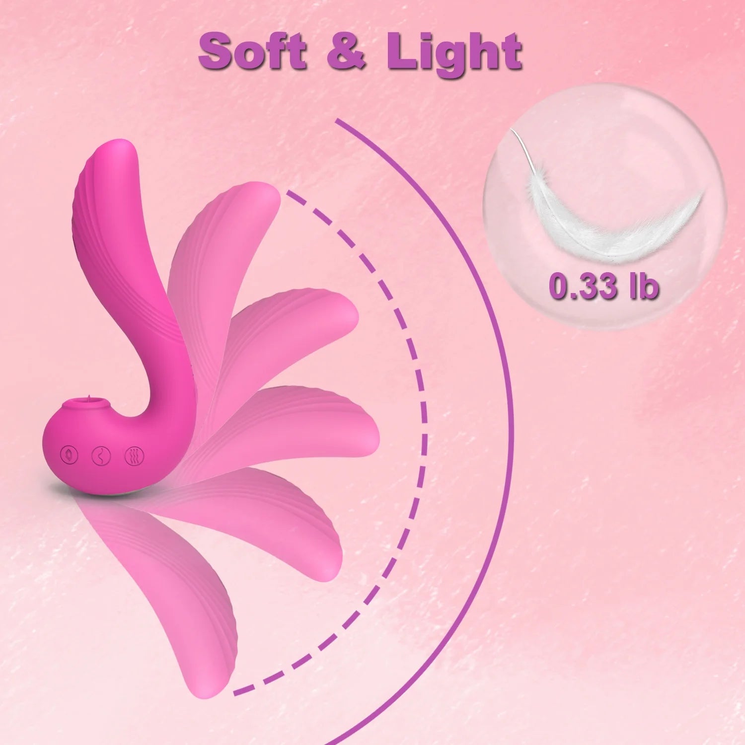 G Spot Vibrator Female Sex Toys for Women Adult Toy with Vibrating & Tapping & Swing & Suction Modes Silicone Stimulator Sexual Pleasure Tools Waterproof Personal Massager for Couples