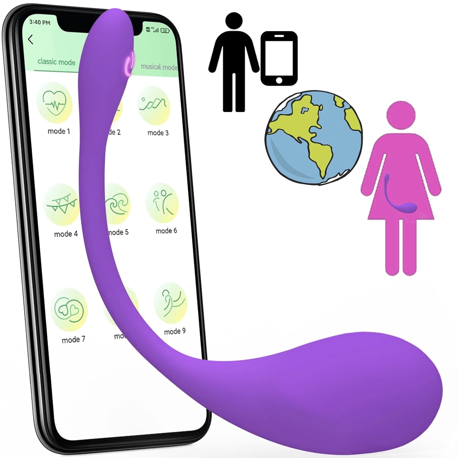 APP Remote Control Vibrator Sex Toys for Woman Bluetooth Wearable Vibrating Panty Bullet Adult Toy Stimulator Sexual Pleasure Personal Massager Females Couples